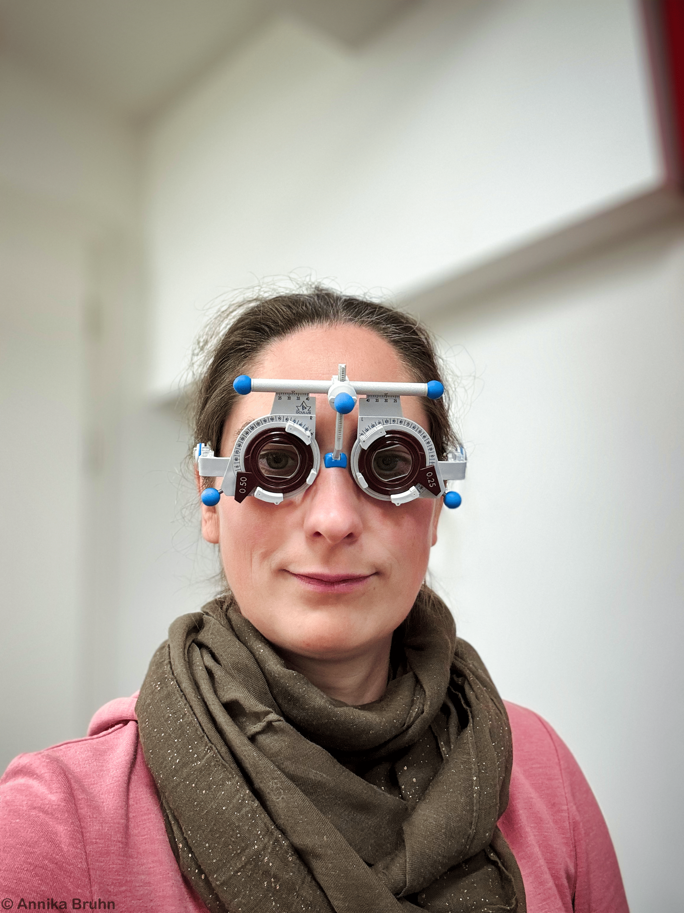 Ich beim Optiker